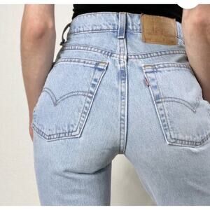 VTG Levis 512 Stonewash Jeans Tapered Leg Slim Fit 90s High Rise Women's Size 9